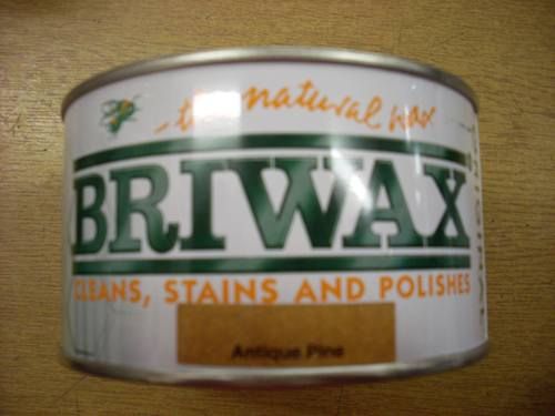 Briwax (Rustic Pine) Furniture Wax Polish, Cleans, Stains, and Polishes 